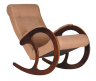 Кресло-качалка Ланкастер Т2, бежевая ткань